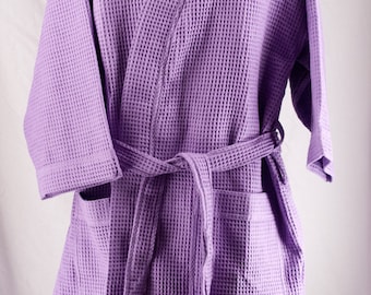Waffle Kimono Robes, Personalized Robes, Bridesmaid Gift, Bride Robes, Getting Ready Robes, Monogrammed Waffle Spa Robe, Bridal Party Robes