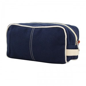 Personalized Dopp Bag - Toiletry Travel Kit - Monogrammed Mens Shaving Kit - Groomsmen Gift - NavyToiletry Bag - Graduation Gift - Luggage