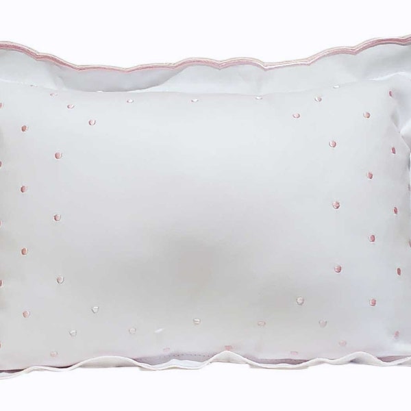 New Born Baby Pillow Set In Blue Dotted Design main image 0