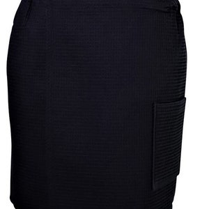 Personalized Men's  Spa Wrap -  Black Waffle Weave Bathwrap - Men's Towel Wrap - Groom Gifts - Monogrammed Gift -  Father's Day - Sauna Wrap