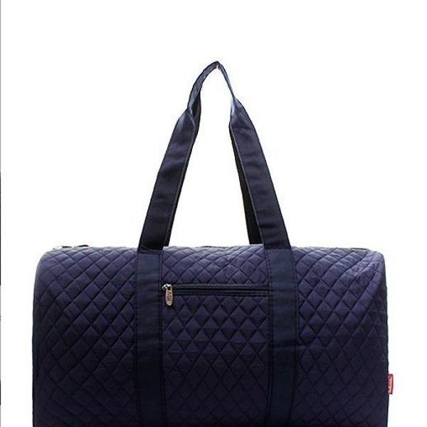 Personalized Duffel Bag, Navy Duffel, Overnight Bag, Gym Bag, Dance Bag, Tween Gift, Monogrammed Duffel, Luggage, Carry on Bag