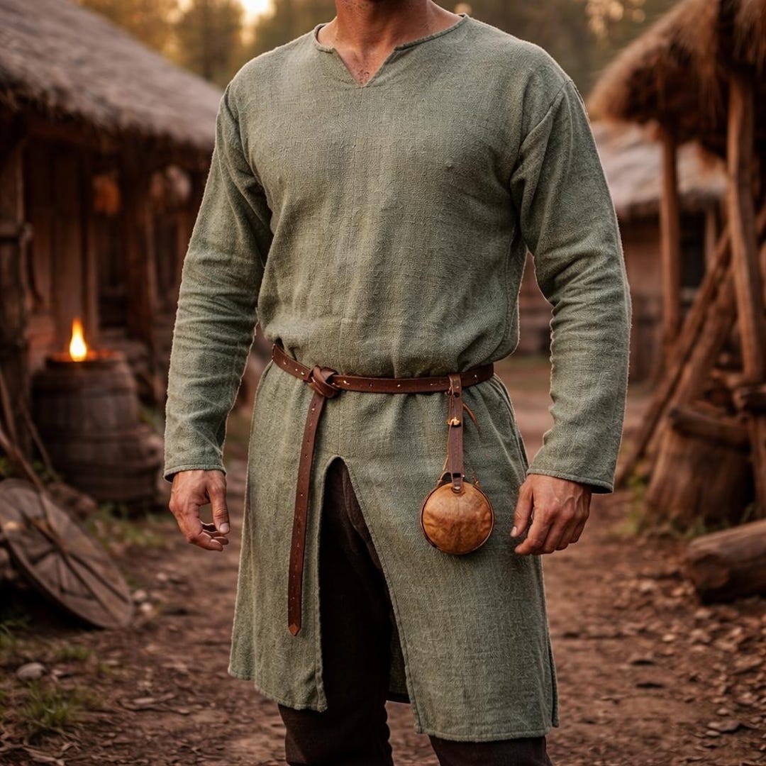 Men's Medieval Linen Tunic – Viking Renaissance LARP Costume Top - Etsy UK