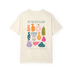 Potter and the Clay, Comfort Colors, Isaiah 64:8 T-shirt | Illustrated Pottery Design
