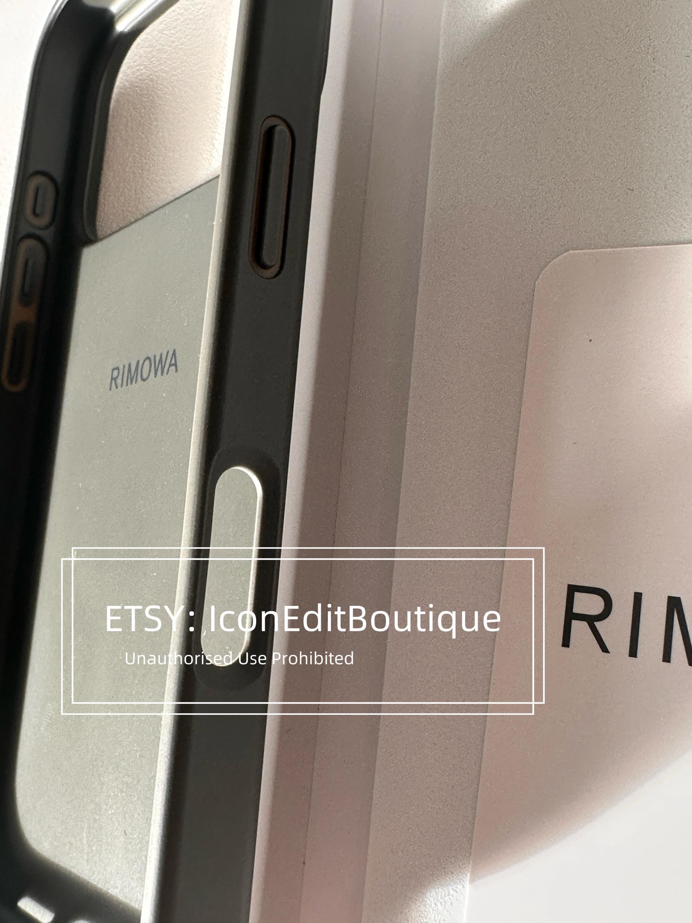 RIMOWA Slate Grey Magsafe iPhone Case for 17/18 Pro & Pro Max