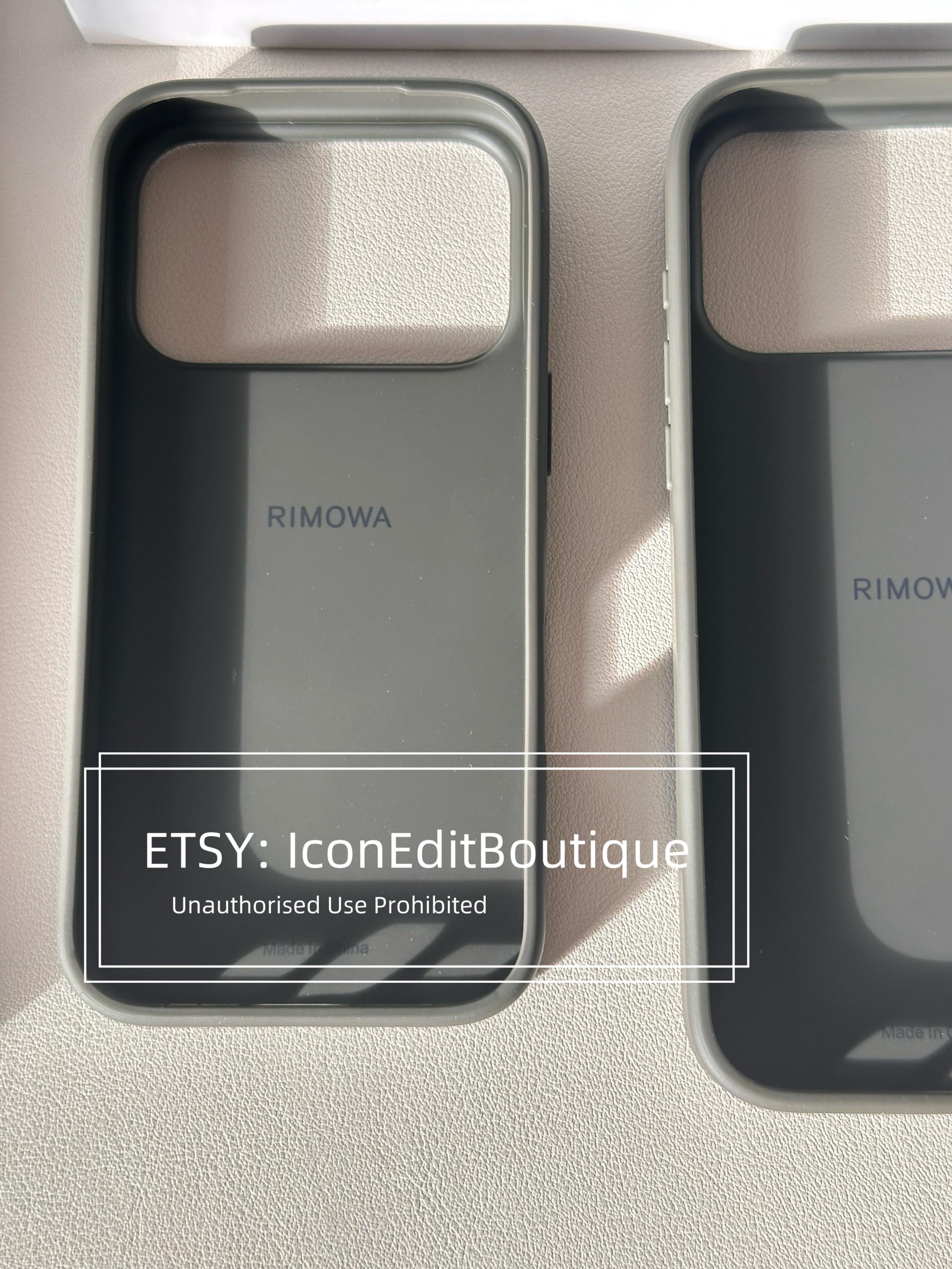 RIMOWA Slate Grey Magsafe iPhone Case for 17/18 Pro & Pro Max