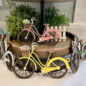 Bicycle Tiered Spring tray decor