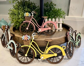 Bicycle Tiered Spring tray decor