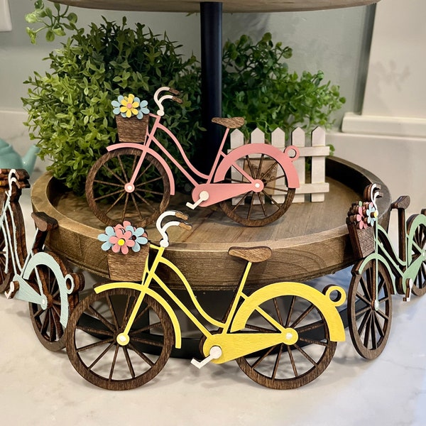 Bicycle Tiered Spring tray decor