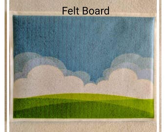 Felt Board with Storage pocket