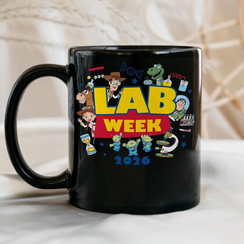 Lab Week 2026 Toy Story Mug,Phlebotomist Mug, Lab Team Coffee Mug, Lab Story Mug, Lab Week Mug, Lab Team Mug,Lab Assistant Mug,Toy Story Mug image 3