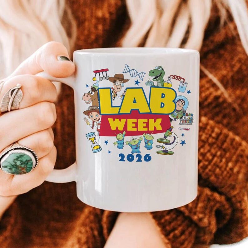 Lab Week 2026 Toy Story Mug,Phlebotomist Mug, Lab Team Coffee Mug, Lab Story Mug, Lab Week Mug, Lab Team Mug,Lab Assistant Mug,Toy Story Mug image 4