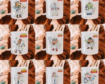 Tazza da caffè "Lab Story" per la Settimana del Laboratorio 2026, regalo per tecnici di laboratorio medico, tazza per la Settimana del Laboratorio 2026, tazza con simpatico personaggio tecnico di laboratorio, regali per laboratori