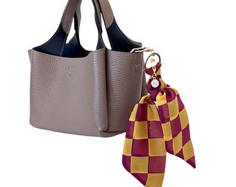 Minnesota Gophers Scarf Keychain with '"M" Charm - UMN Fan Gift for Students, Alumni & Supporters - Ready to Ship