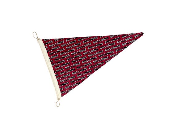 Georgia Bulldogs Pennant Banner - Red and Black Wall Decor - Game Day, Dorm Flag, Tailgate Party Accessory - Sports Fan Gift