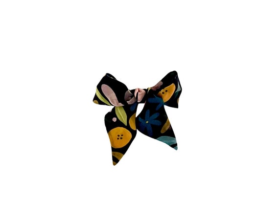 Petite Fabric Bow Hair Tie for Ponytails, Buns & Handbags - Cute Women's Accessory - Ready to Ship