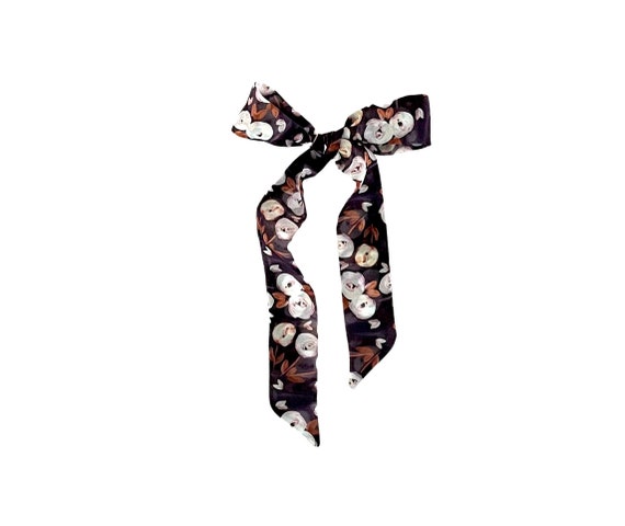 Petite Floral Hair Scarf: Versatile Fabric Tie for Ponytails, Braids & Buns - Chic Headband Under 20 Dollars - Ready to Ship