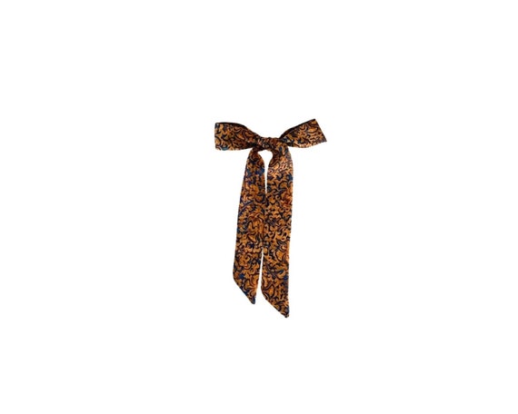 Versatile Extra Narrow Hair Scarf: Fabric Tie for Ponytail, Braid, Bun, Handbag - Multiple Widths Available - Ready to Ship