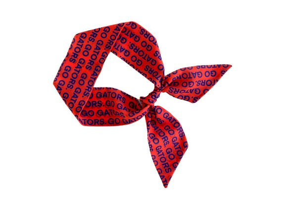 UF Gators Versatile Scarf: Neck, Hair, Handbag Accessory - Florida Fan Gift, College Apparel - Ready to Ship