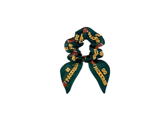 Green Bay Packers Women's Scrunchie Scarf for Ponytail or Bun - Perfect Fan Gift - Ready to Ship