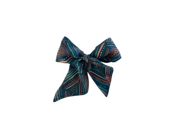 Short Hair Bow Hair Tie. Small Fabric Hair Tie for Ponytail, Bun or Handbag. Cute Fashion Accent. Ready to Ship