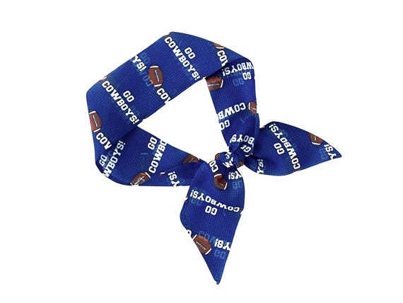 Dallas Cowboys Skinny Scarf for Women: Versatile Accessory for Hair, Handbag, or Neck - Fan Gift - Ready to Ship