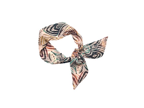 Short Hair Scarf for Ponytail, Bun, Braid, Purse or Neck -  Women’s Accessory