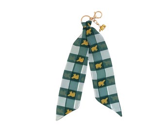Baylor University Scarf Keychain including Bear Charm. Gift for Fans, Students and Alumni -  Ready to Ship