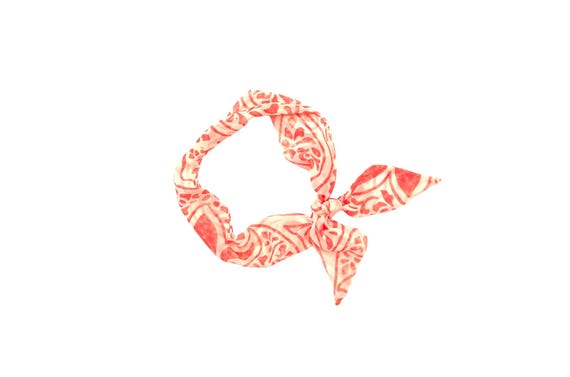 Versatile Mini Hair Scarf: Fabric Tie for Ponytail, Bun, Neck, Handbag - Skinny Chiffon Accessory