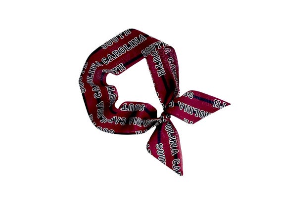 University of South Carolina Gamecocks Versatile Scarf: Neck, Hair, Handbag Accessory Fan Gift, College Apparel