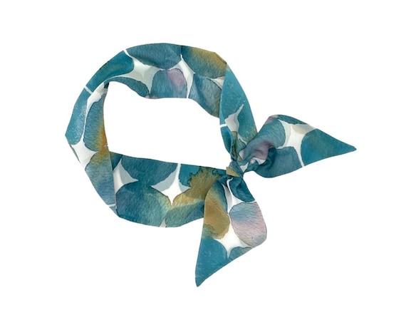 Versatile Short Hair Scarf: Ponytail Accessory, Neck Tie, Handbag Accent - Chic Fabric Band for Women - Ready to Ship