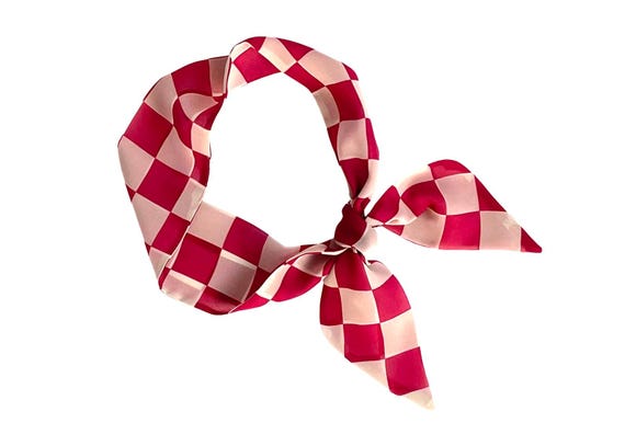 OU Sooner ladies hair scarf for ponytail, bun, braid or purse. OU Boomer Sooner gift for student, fan or alumni. Ready to Ship