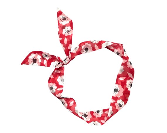 Versatile Slim Fabric Hair Scarf: Ponytail, Braid, Bun Accessory & Handbag Accent (Multiple Widths) - Ready To Ship