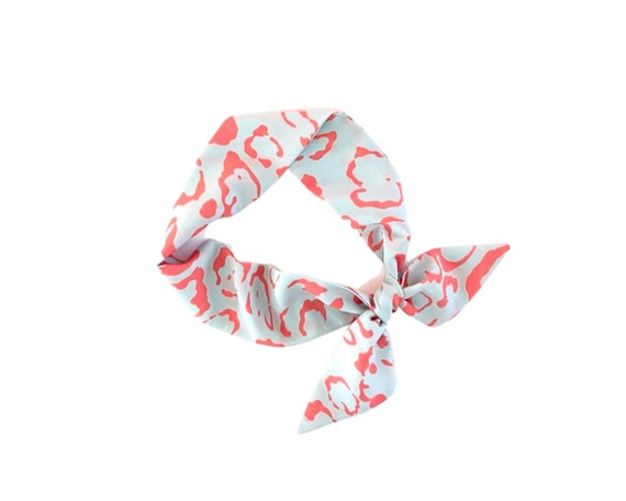 Versatile Fabric Hair Tie: Ponytail, Bun, Braid Accessory & Handbag Accent - Thin Neck Scarf for Women - Ready to Ship