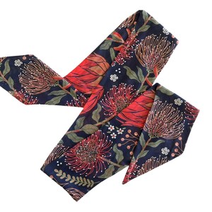 Wide Chiffon Scarf - Women Hair Wrap - Belt Sash -Lightweight Neck Scarf image 5