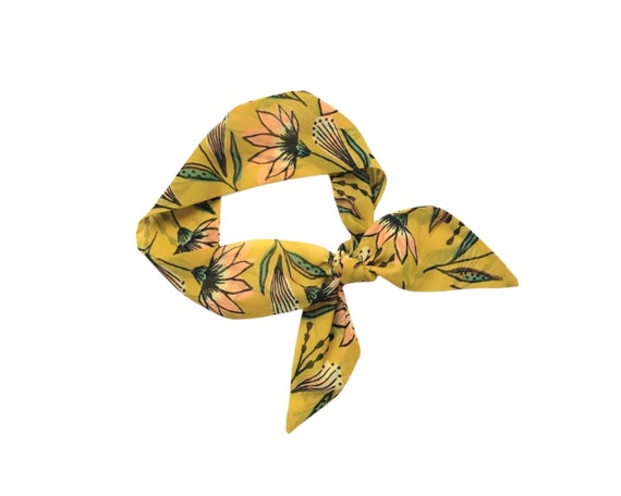 Versatile Fabric Hair Tie: Chic Accessory for Ponytails, Buns, Braids, Handbags & Neck Scarves - Ready to Ship
