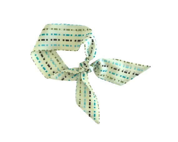 Versatile Fabric Hair Tie: Skinny Scarf for Ponytail, Bun, Braid, Neck, or Handbag Accessory - Ready to Ship