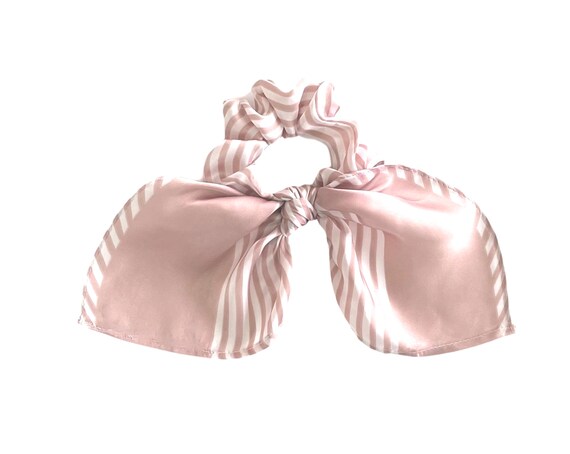 Scrunchie Hair Scarf. Ponytail or Bun Scrunchy Scarf. Scrunchie Fashion Accent for Spring, Summer or Fall. Ready to Ship