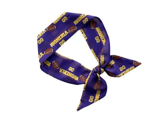 Minnesota Vikings Women's Skinny Scarf for Ponytail, Bun or Handbag - Perfect Fan Gift - Ready to Ship