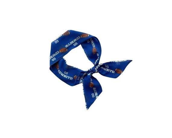 Dallas Cowboys Skinny Scarf for Women: Versatile Accessory for Hair, Handbag, or Neck - Fan Gift - Ready to Ship