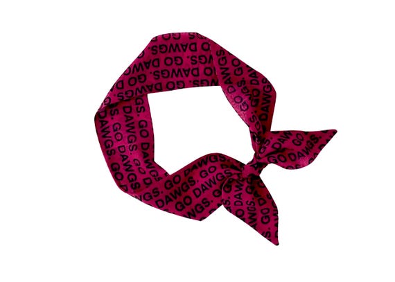 UGA Bulldogs Versatile Scarf: Neck, Hair, Handbag Accessory - Georgia Fan Gift, College Apparel