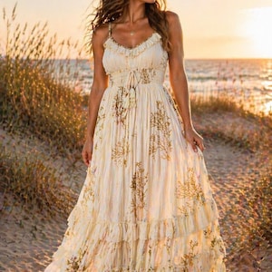 slim fit dress slacks Ivory Long Sleeve Draped Gown 6 / Ivory