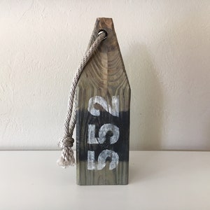 Beach Decor Grey Old Lobster Float Buoy DriftWood 552 Rope Nautical by SEASTYLE