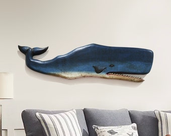 SALE 15% off  Whale 2D Fish Sculpture Beach Décor by SEASTYLE