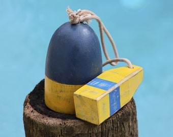 Beach Decor Set Wood Buoys by SEASTYLE