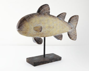Fish On Stand Etsy fish on stand etsy