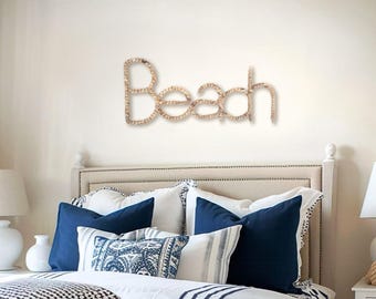 BEACH Sign 25" Nautical Decor SEASTYLE