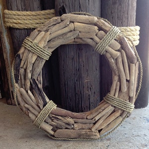 Coastal, 25" Driftwood Wreath, Beach Décor by SEASTYLE