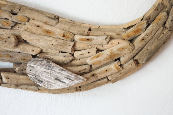 Lot De 4 Poissons En Bois Pour Déco Murale, Style Vintage Nautique