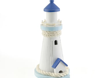 Lighthouse Light at Nite 12-inch Beach Décor