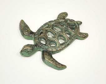 Turtle Distressed Cast Iron